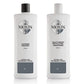 Nioxin System 2 for Natural Hair with Progressed Thinning Cleanser Shampoo and Scalp Therapy Conditioner